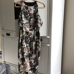 ASOS floral print sleeveless dress